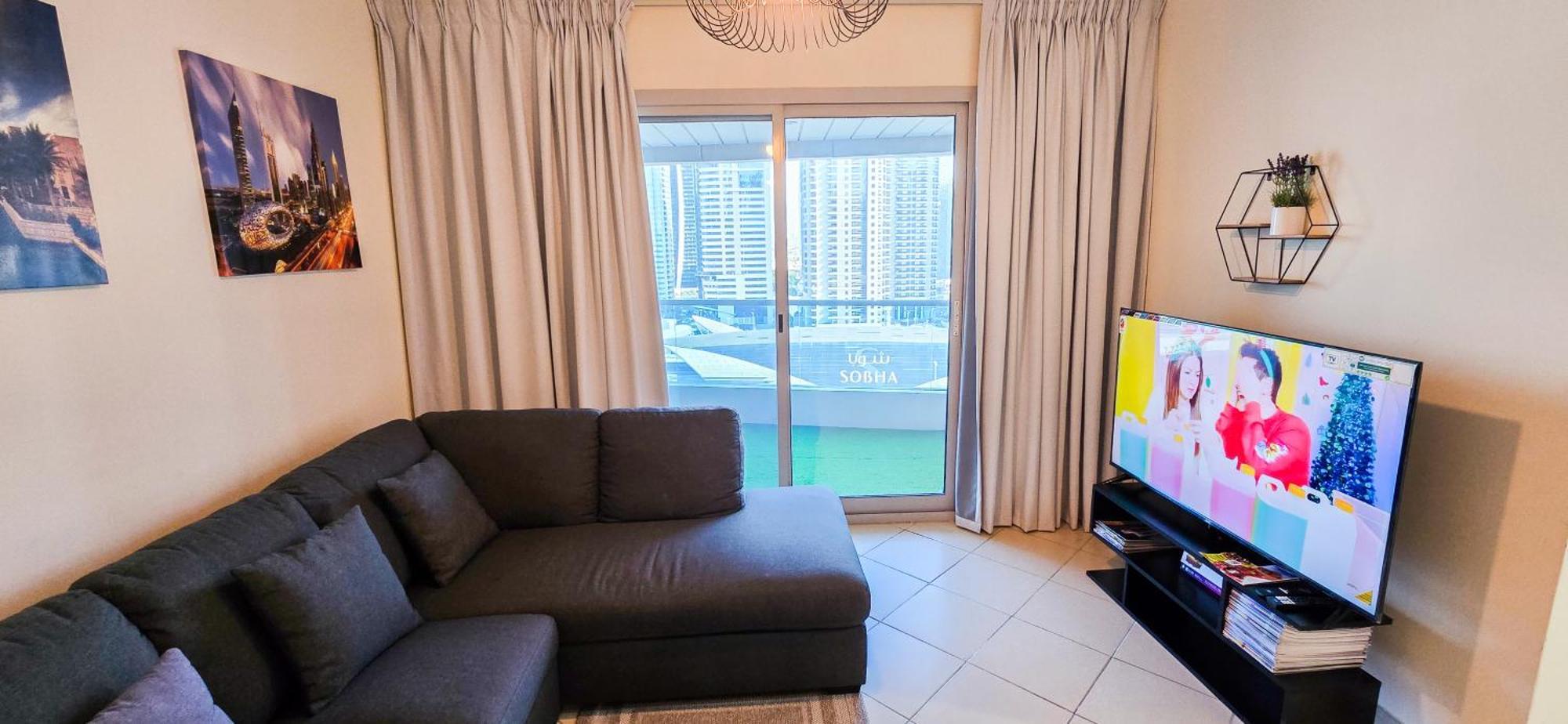 Spacious 2 Bed Apt At Marina High Floor Dubai Dış mekan fotoğraf